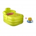 Bathtubs Freestanding Modern Home Inflatable Folding Adult Padded (for one Person only) (Color : Green) - B07H7KH12T